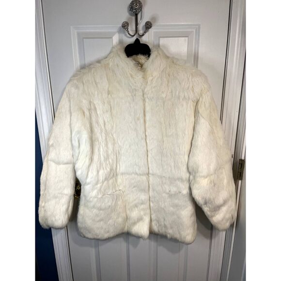 BB Dakota Jackets & Blazers - Vintage BB Dakota Genuine Rabbit Fur Coat Size Large